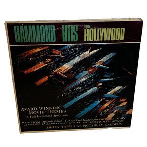 Ashley Tappen Hammond Hits From Hollywood (Vinyl, 1964) Somerset SF-20700 VG LP